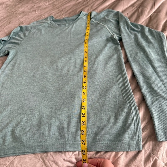 Lululemon Metal Vent Long Sleeve 2.0 - Tidewater Teal / Wild Mint Size Large - Picture 8 of 10